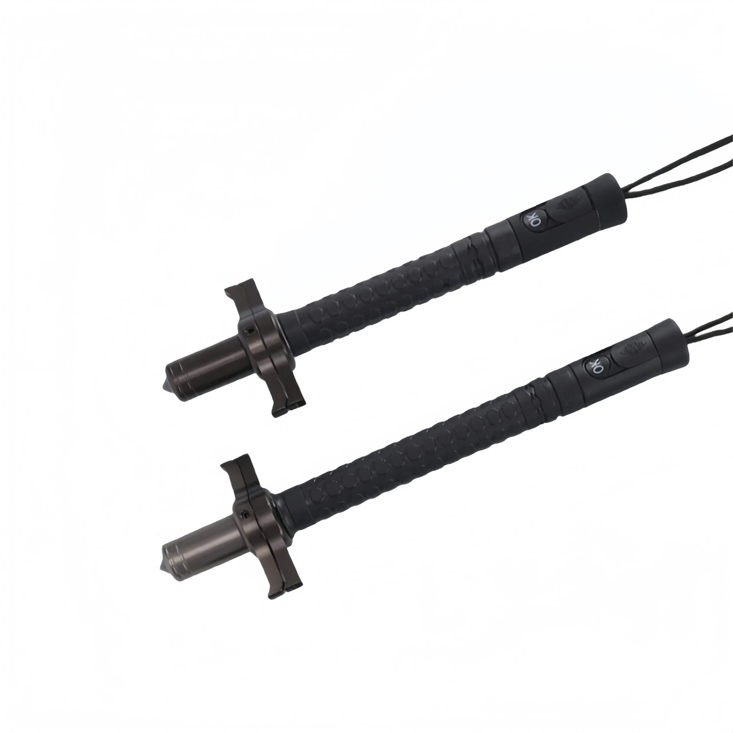 Spring-Loaded Telescopic Baton for Outdoor Use