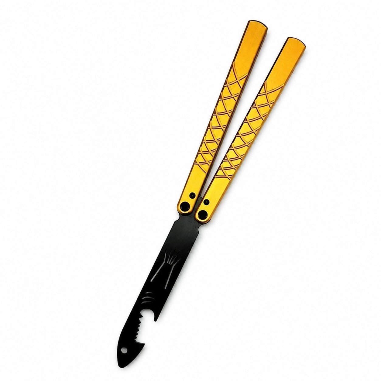 New Aviation Aluminum Handle Practice Butterfly Knife