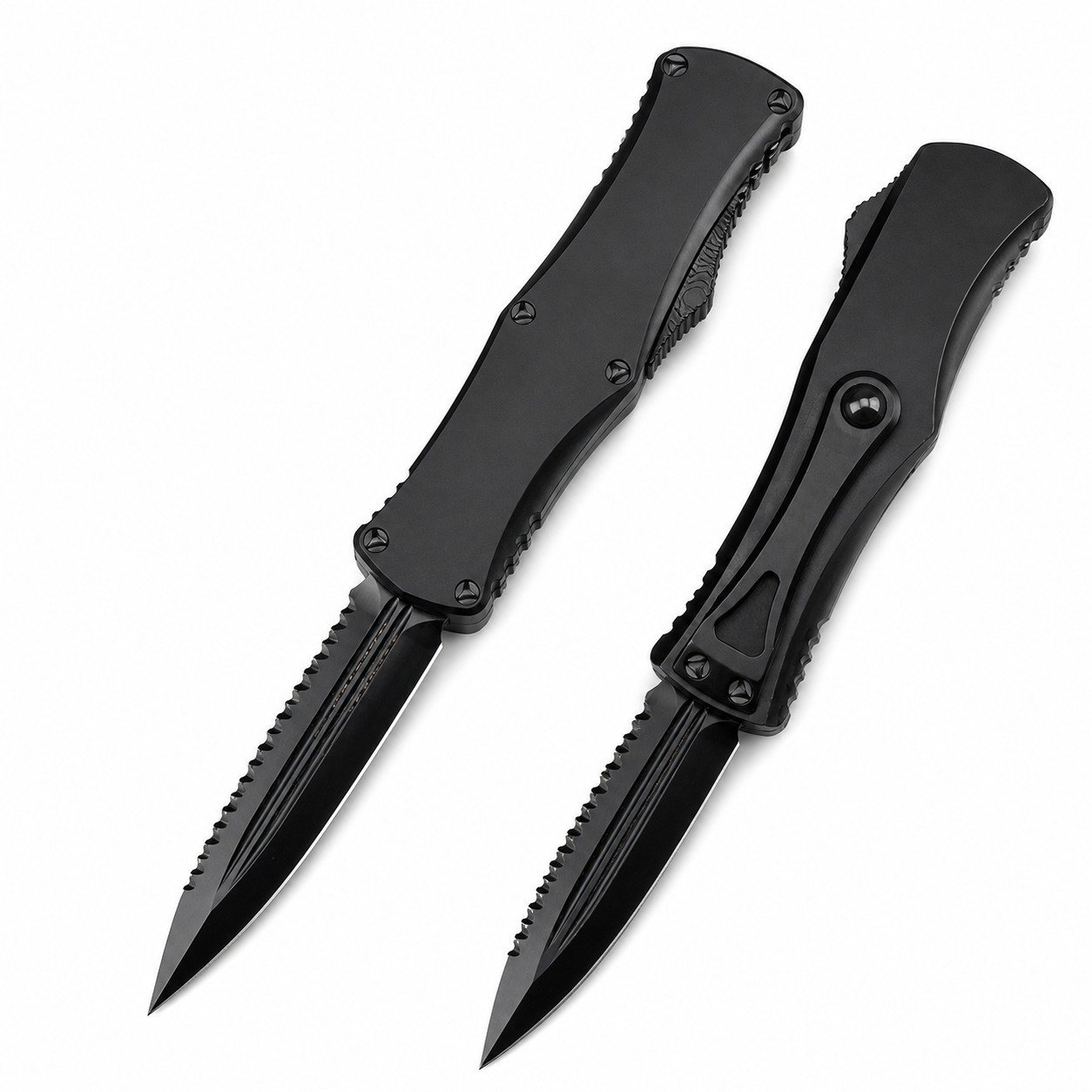Hera Goddess All-Black Toothblade OTF Knife