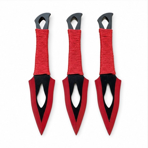 Practice Throwing Knife Set YF183 – 3-Piece, Orange